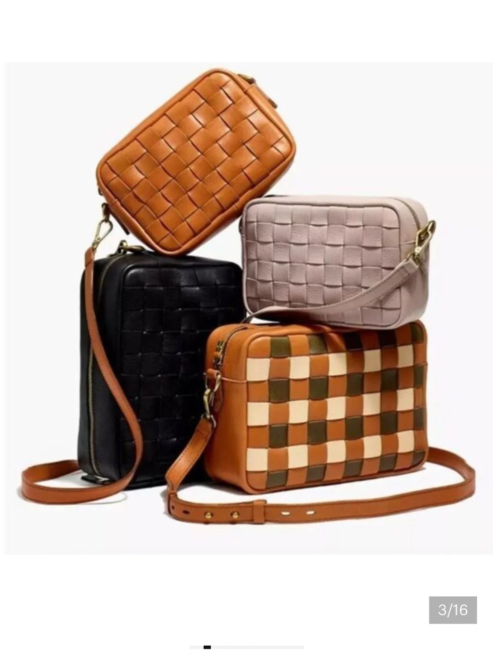 Madewell The Large Transport Camera Bag: Multicolored Woven - Picture 2 of 9